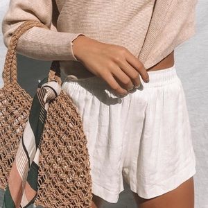 princess polly white shorts